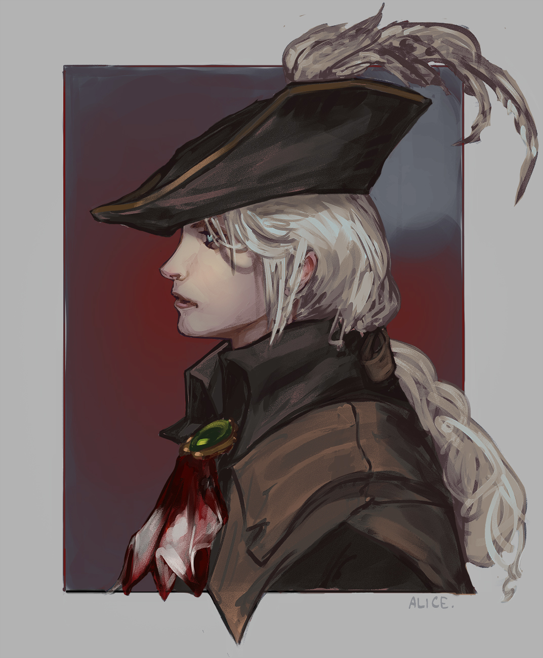 Image of Lady Maria from Bloodborne.